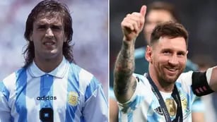 Messi alcanzó un récord de Batistuta en mundiales