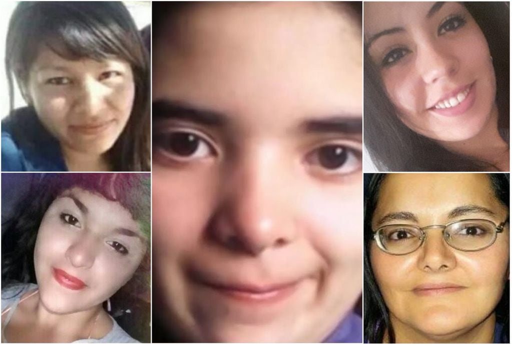 Algunas de las mujeres víctimas de femicidios en Mendoza en 2021 - Los Andes