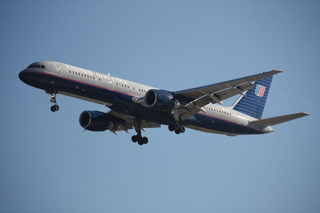 Un Boeing 757-200 de United Airlines, similar al que se estrelló en Pensilvania el 11 de septiembre de 2001. / Web 