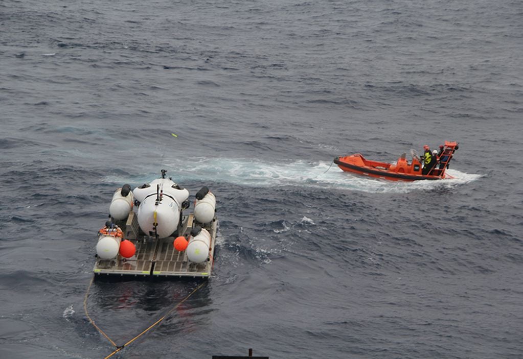 El submarino desaparecido en una expedición al Titanic tiene provisiones y oxígeno para 4 días y se cumplen mañana. Foto: Oceangate.com