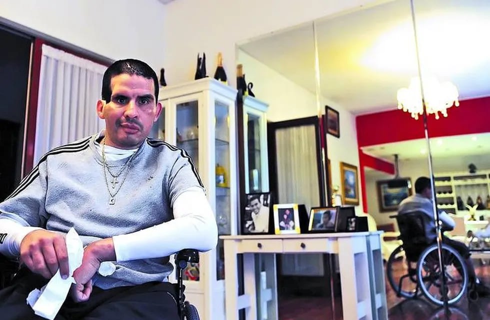 El "Negro" Cáceres sufrió un violento asalto en 2010 que lo dejó en delicado estado de salud. / archivo
