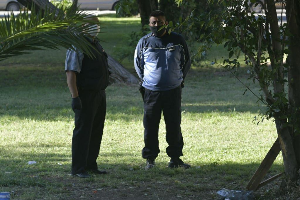 Un hombre fue asesinado de dos puñaladas en el interior del Parque O'Higgins. Foto: Orlando Pelichotti / Los Andes.