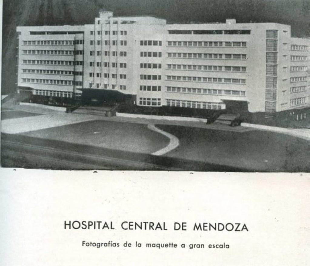 Maqueta del hospital Central