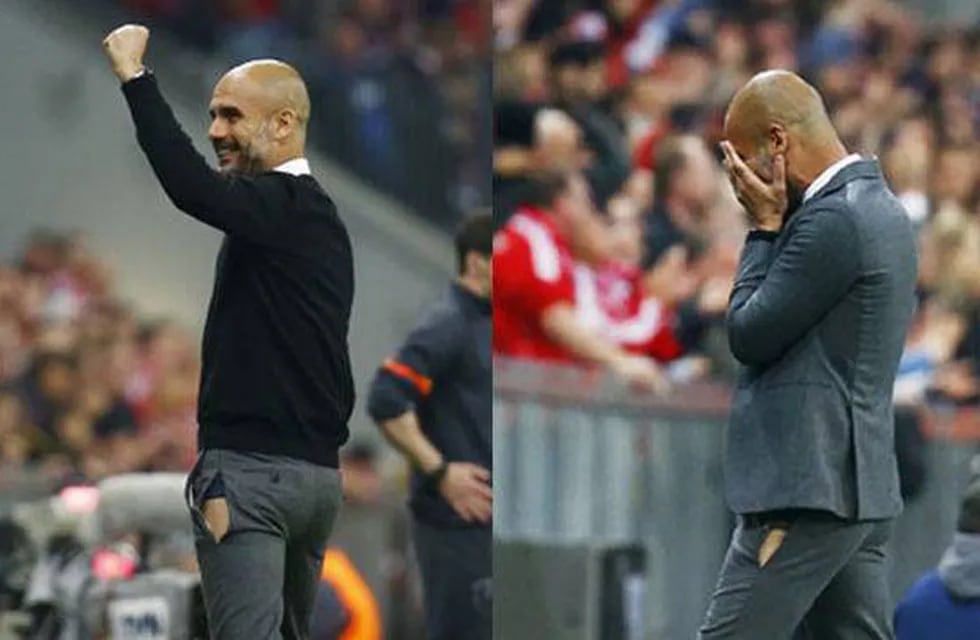 La sorpresa de Pep Guardiola: se le rompió el pantalón durante el partido del Bayern Munich
