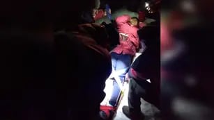 Sufrió un accidente en trineo en Las Cuevas, se fracturó la tibia y peroné y fue rescatada