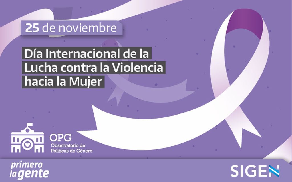 25 de noviembre: Día Internacional de la Lucha contra la Violencia hacia la Mujer. Foto: OPG