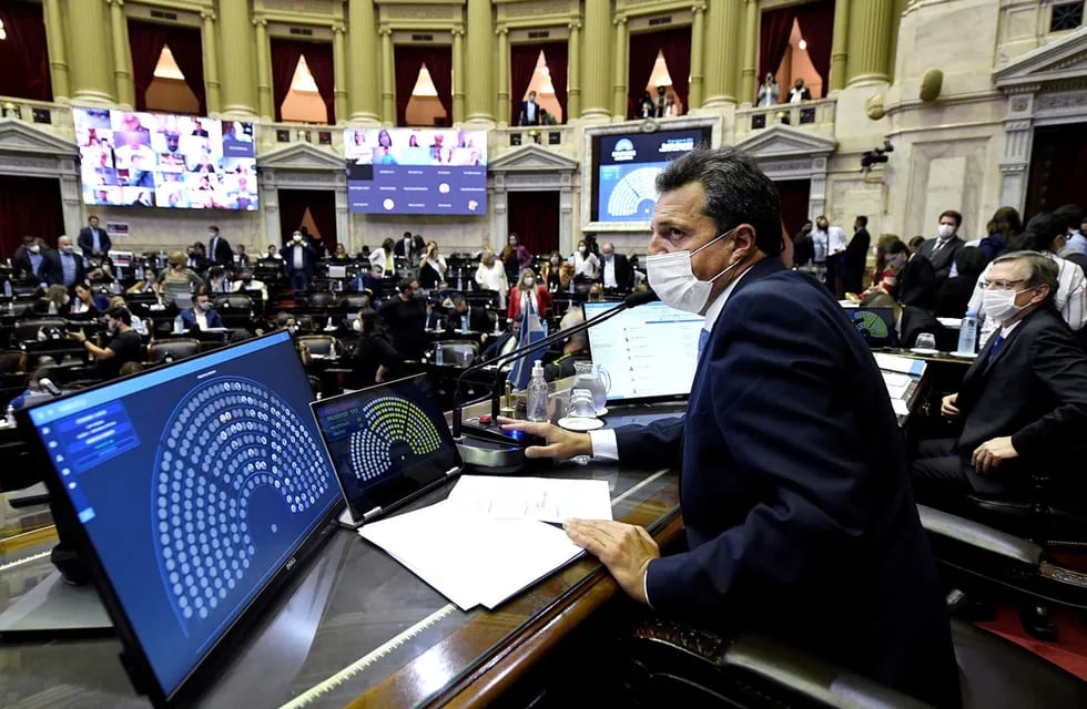 Un sector de JxC quiere desplazar a Sergio Massa, presidente de la Cámara de Diputados (Archivo)