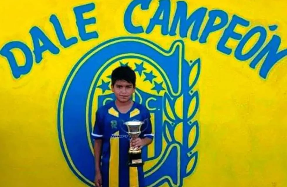 Lucas Vega Caballero, de 13 años, quien se desempeñaba en las inferiores de Rosario Central, fue asesinado producto de una balacera . / Gentileza.