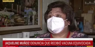 Jaqueline Muñoz, una de las mujeres chilenas a las a las que les dieron la segunda dosis distinta