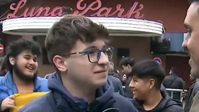 La reacción de un joven kirchnerista que se quedó sin entrada para ver a Milei en el Luna Park