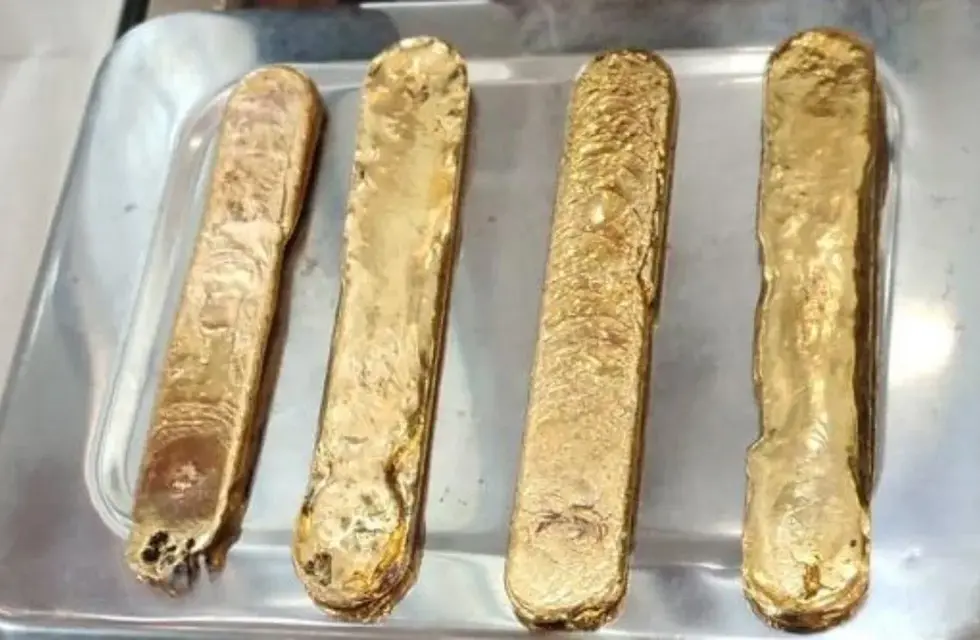 El oro fue valuado en 60 mil dólares. Foto: Web