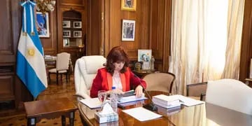 Cristina Kirchner, en el final del alegato.