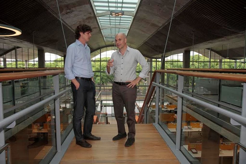 Martín Lousteau y Horacio Rodríguez Larreta. (Foto: Prensa GCBA)