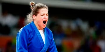 La judoca argentina logró la medalla de bronce en el Grand Slam de Abu Dhabi al vencer a la israelí Shira Rishony.