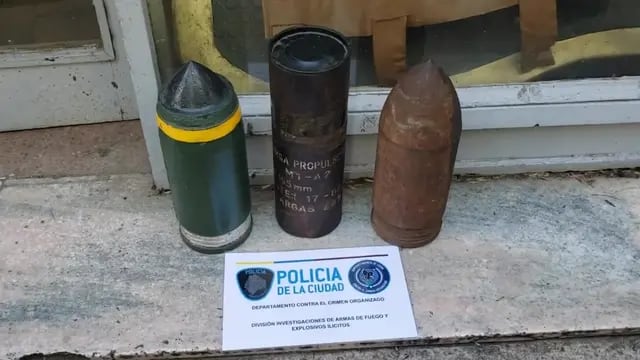 Secuestran proyectiles en un local de antiguedades en Villa Crespo
