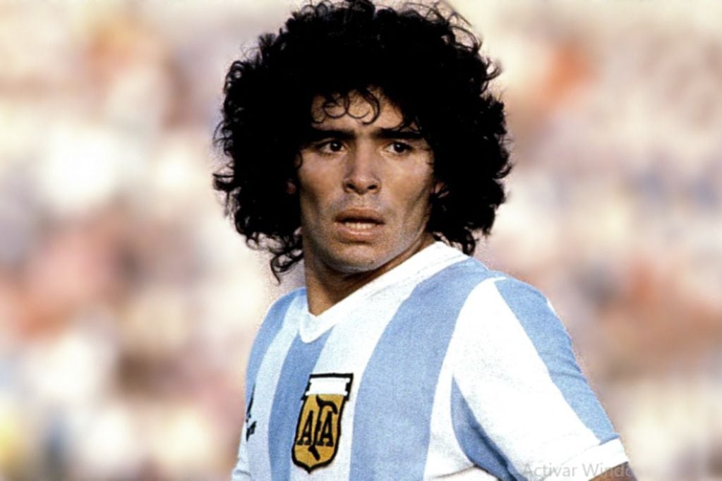 Un 18 de junio de 1982, el recordado ídolo de la "albiceleste" participó de su primera cita mundialista durante España 1982. / Gentileza.