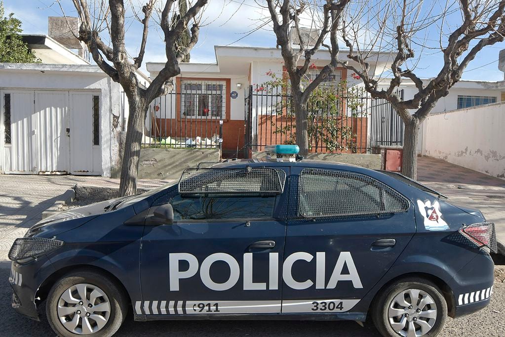 Crimen de Emma Olguín. La vivienda en el barrio Infanta, Las Heras. Foto: Orlando Pelichotti / Los Andes
