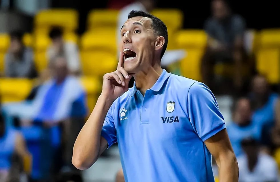Pablo Prigioni, el DT de la selección argentina. (Prensa CAB)