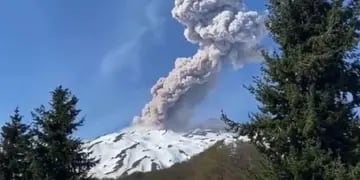 El volcán Chillán en alerta amarilla