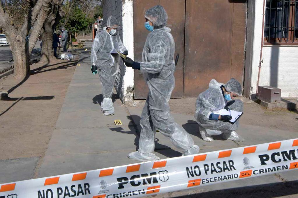 Femicidio de Karen Ríos: aunque se temía lo peor, el sobrino de la víctima siempre estuvo a salvo. Foto: Orlando Pelichotti / Los Andes