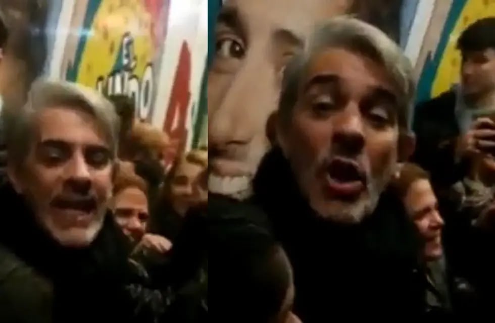 Escracharon a Pablo Echarri a la salida de un teatro: “No vas a poder caminar por la calle, vos y todos los kirchneristas”. / Foto: Captura de video