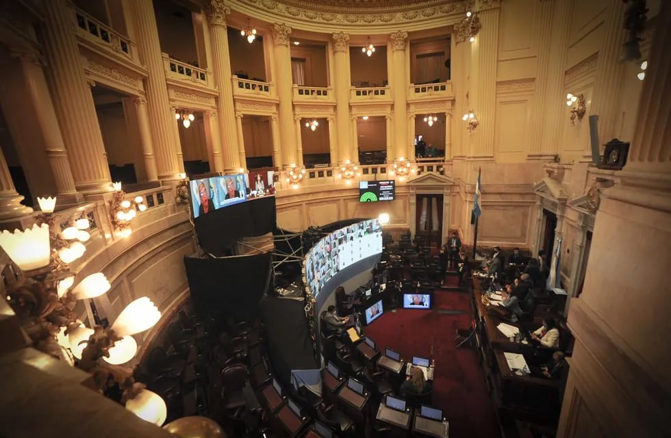 Se inició la sesión especial en el senado para debatir la reforma judicial. Federico López Claro / Corresponsalía