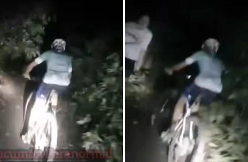 Terror en Tucumán: le apareció un “fantasma” a unos ciclistas mientras bajaban un cerro y generó conmoción