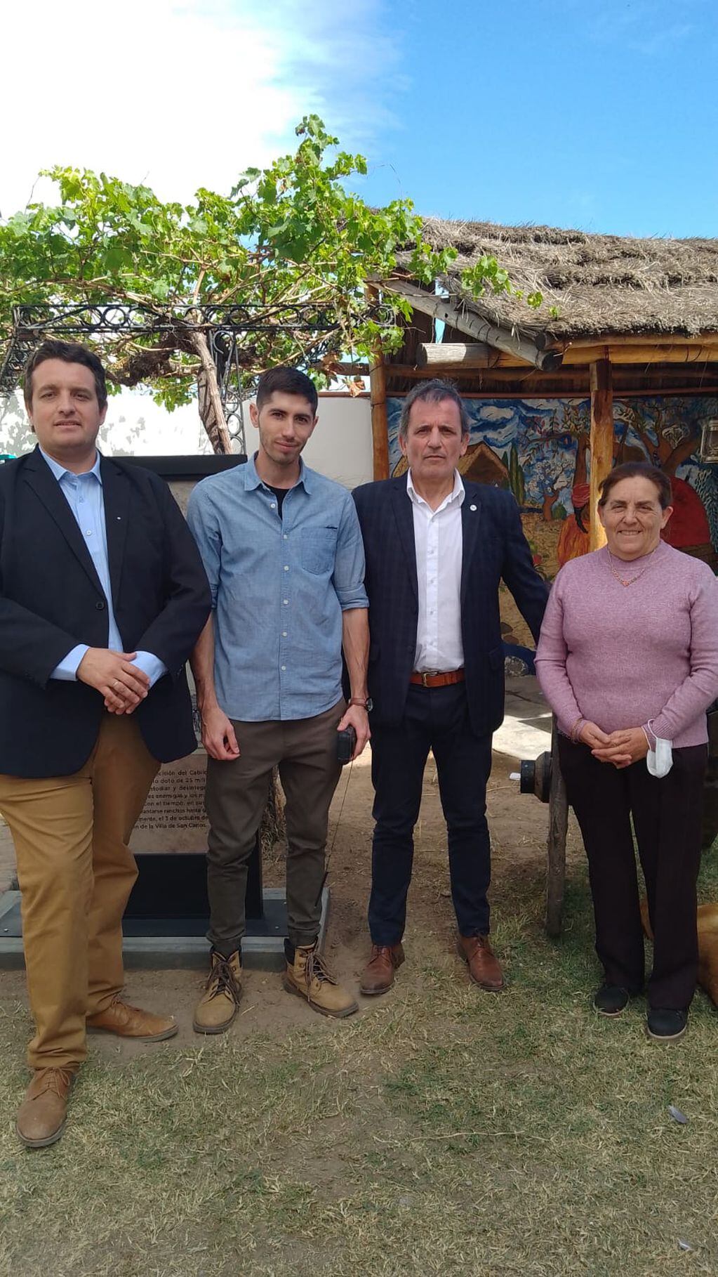 Jorge Sesto, Jonathan Izquierdo, Javier Oyhenart y María Maldonado, autoridades del CAM.