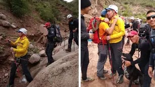 Walter Moreno (53) fue hallado con vida esta mañana en la Quebrada de los Berros. Su fortaleza logró vencer las adversidades y la soledad.