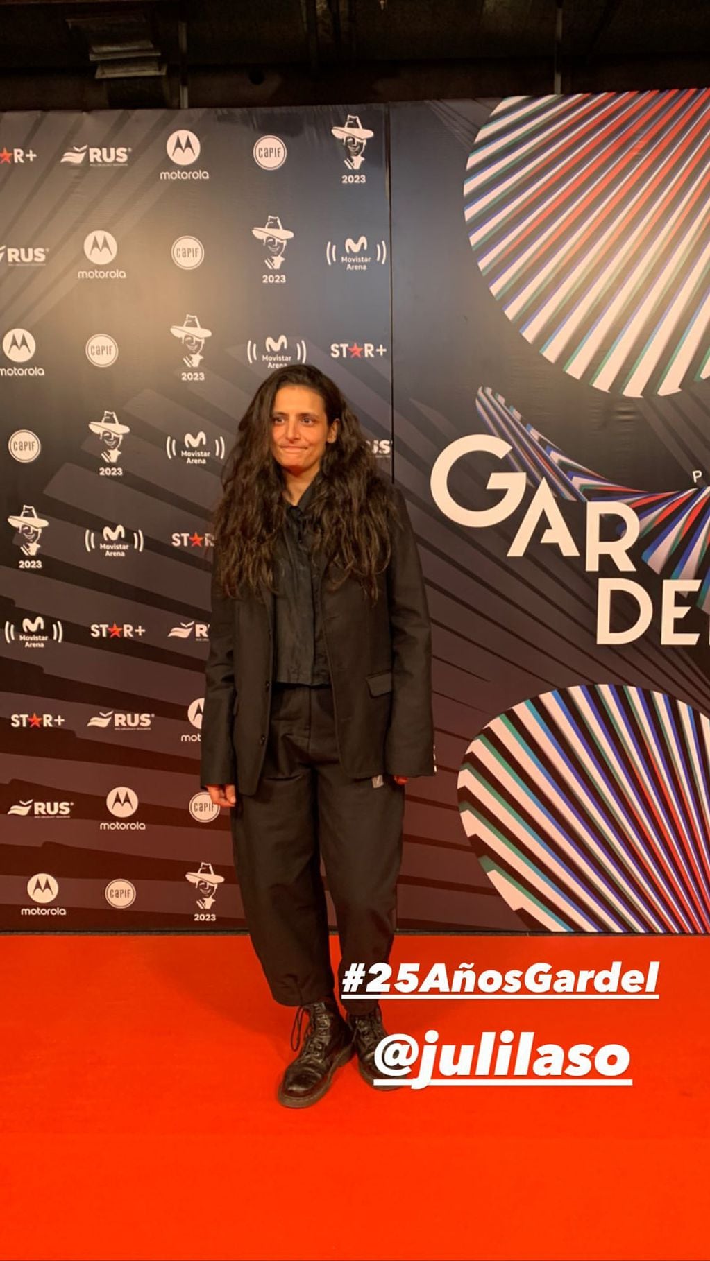 La alfombra roja de los Premios Gardel 2023.