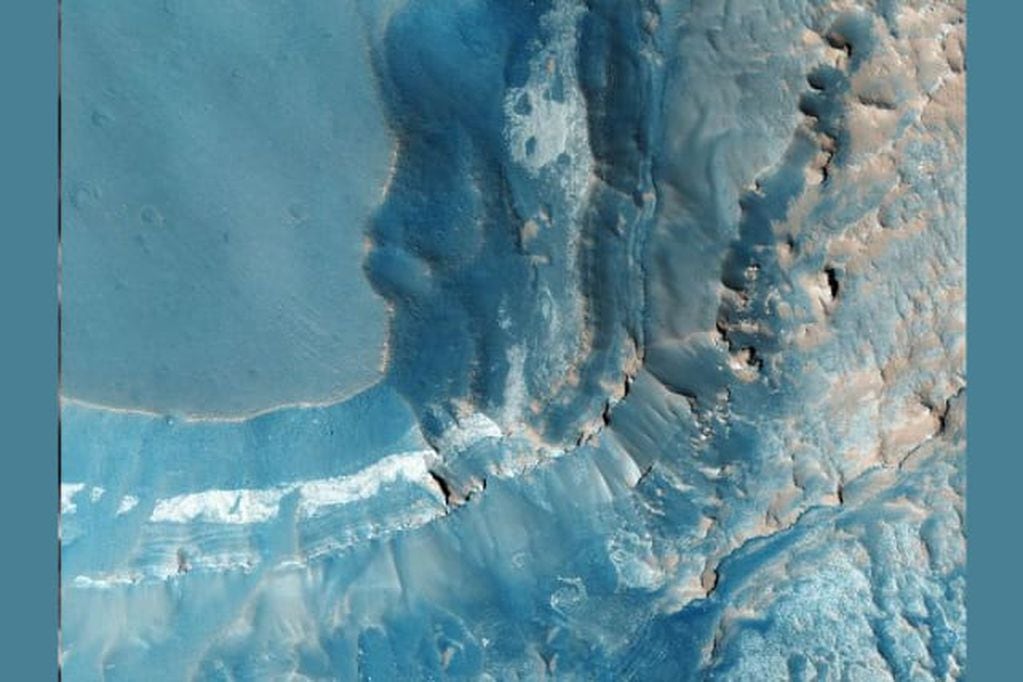 Imágenes de Noctis Labyrinthus. Fotos Marte. Foto: Nasa / Astro Aventura.