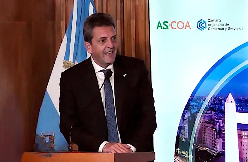 Sergio Massa en el Council of the Americas. Foto: Captura de video
