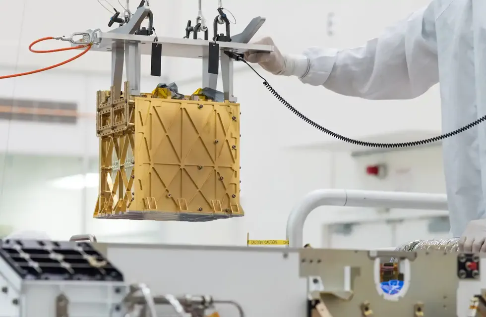 MOXIE, el dispositivo usado para generar oxígeno en Marte. Foto: Web