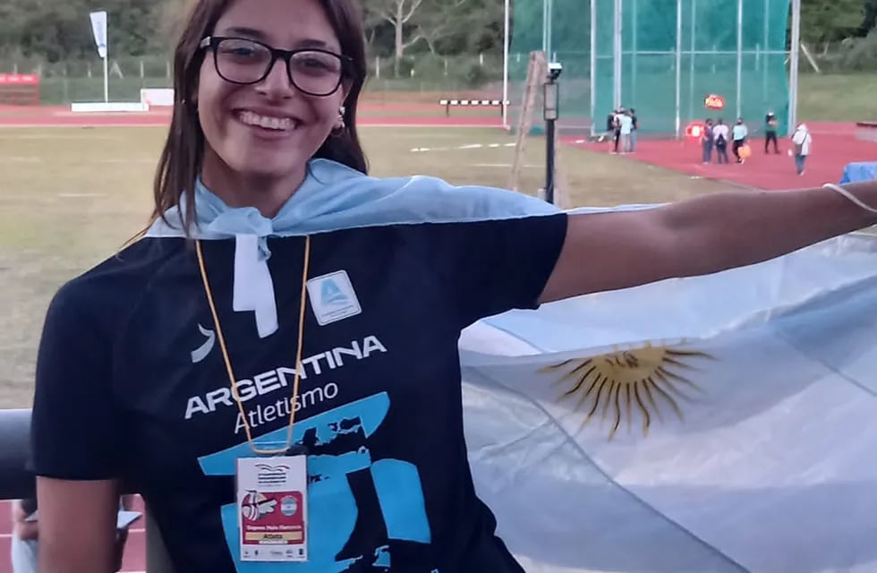 Florencia Dupans ganó medalla de oro en disco, mejorando su marca en el Sudamericano U18 desarrollado en Paraguay.