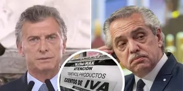 El día que Alberto Fernández criticó a Macri por eliminar el IVA durante la campaña electoral