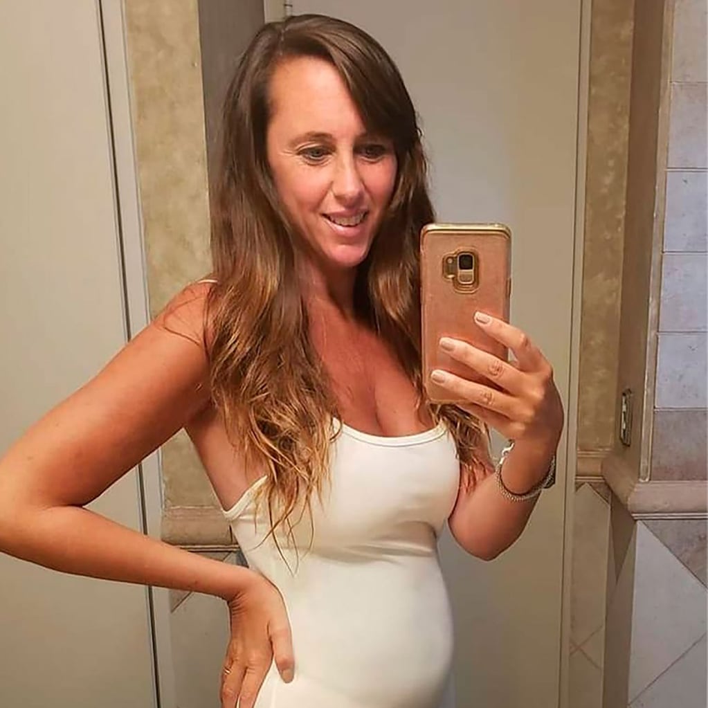 La primera foto de Estefanía embarazada.