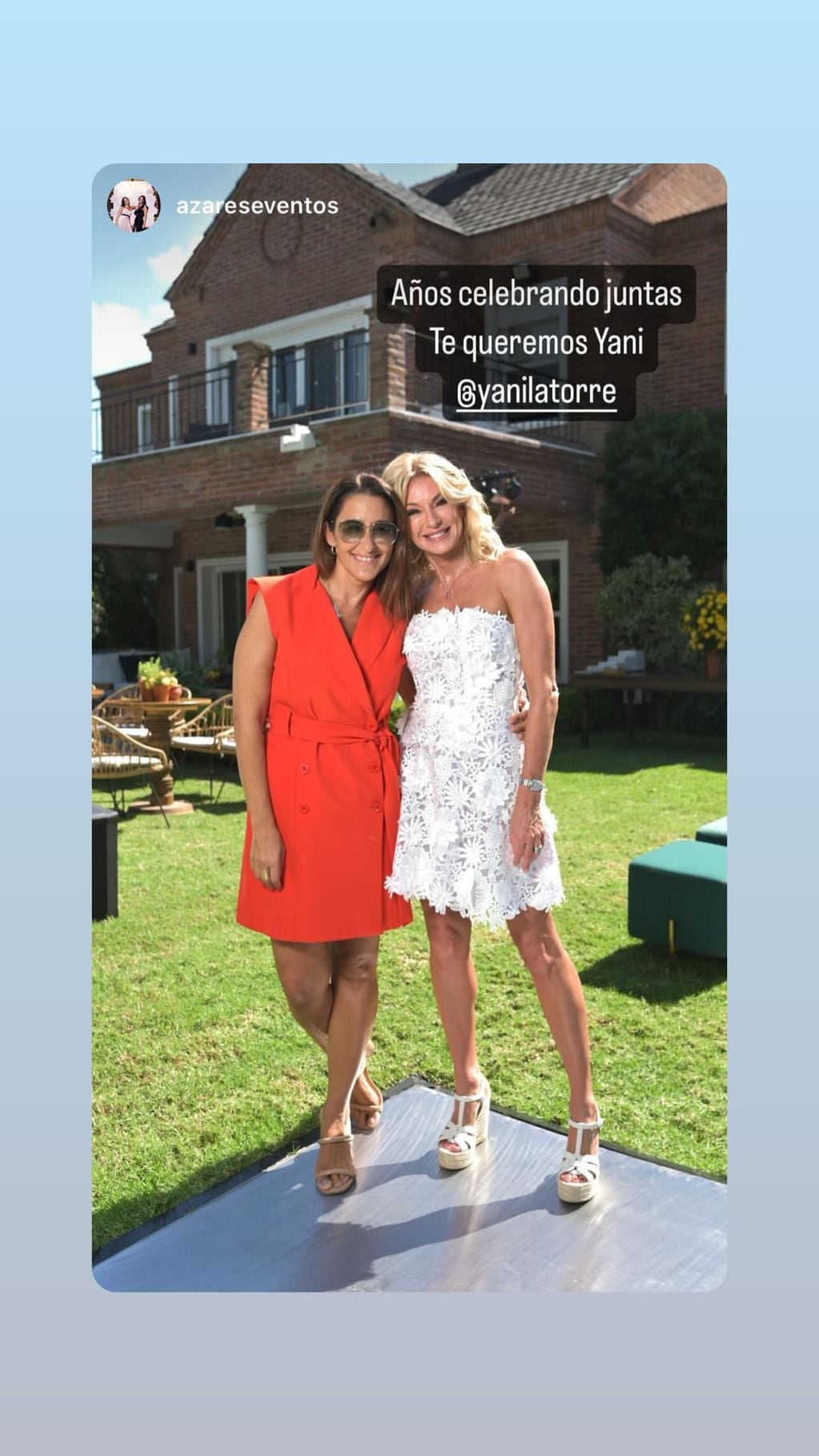La increíble fiesta de cumpleaños de Yanina Latorre. Gentileza Instagram.