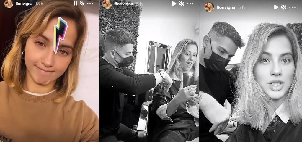 Flor Vigna mostró su cambio de look con un alocado video de Instagram