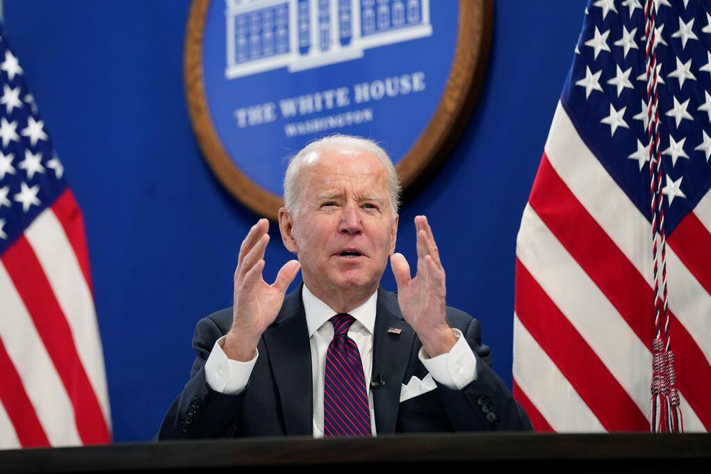 Joe Biden tuvo un comentario descalificativo contra un periodista que le preguntó por la inflación en su país. Foto: AP