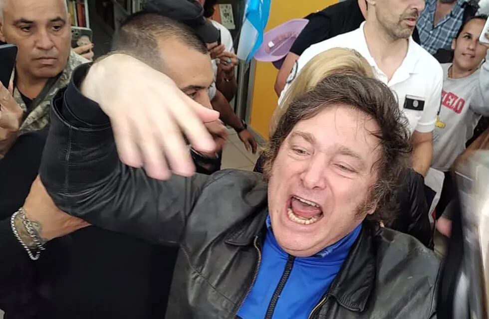 Javier Milei visitó Rosario para el cierre de campaña del balotaje presidencial 2023 en Argentina.