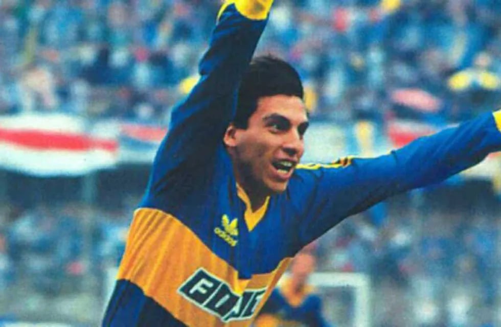 Graciani brilló en Boca durante la década del '80. / archivo