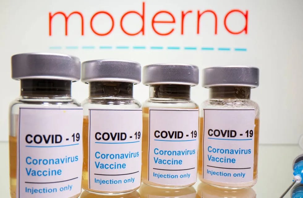 Vacuna contra el Covid-19 de Moderna. Podría llegar al país en la segunda mitad de 2021.