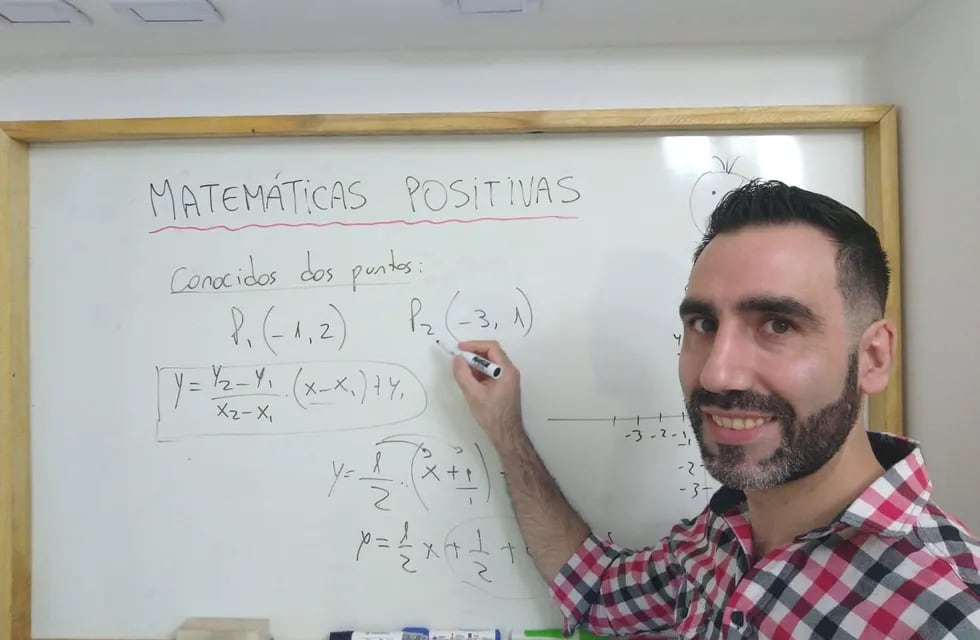 Damián Ortiz, el profesor que no le tuvo miedo a las tecnologías y creó un canal de Youtube para ayudar a sus alumnos.