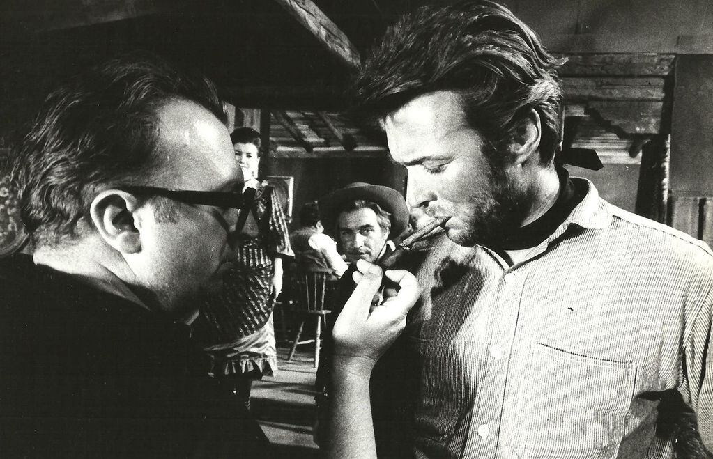 Sergio Leone y Clint Eastwood