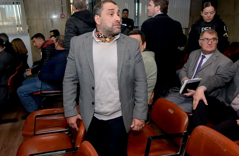 El abogado Pablo Cazabán defiende a tres de los imputados en el megajuicio
Foto: Orlando Pelichotti