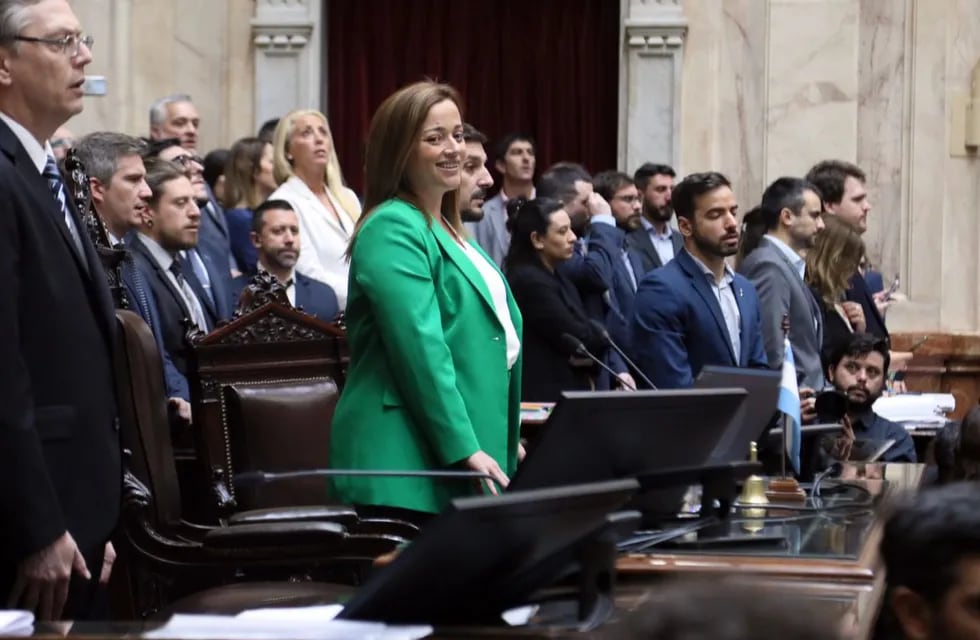 La presidenta de la cámara baja, Cecilia Moreau, celebró la aprobación del Presupuesto 2023 en Diputados.