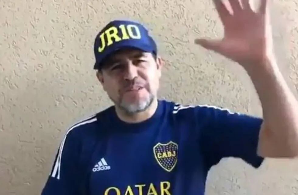 La fiesta de Boca Juniors: El saludo de Riquelme a los hinchas por los 115 años