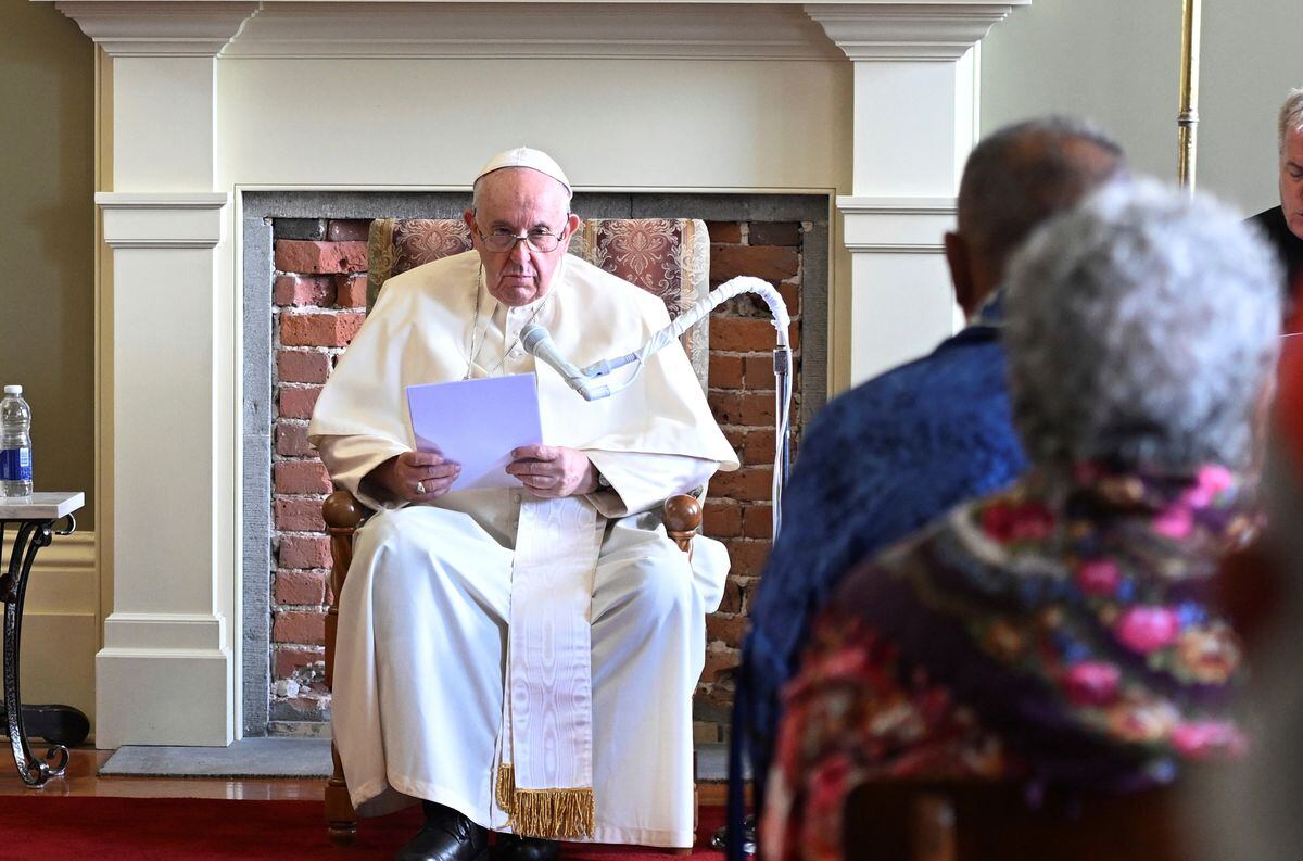 El Papa en Canadá: en la misa de Quebec pidió por una sociedad más inclusiva. / Foto: AP