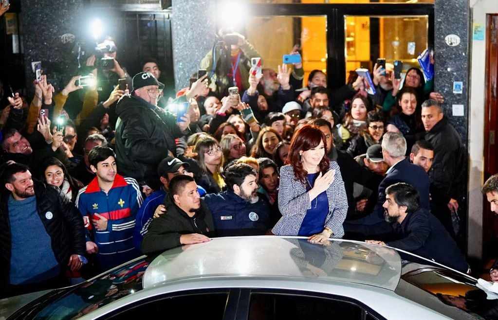 Apoyo a Cristina Kirchner. / Foto: Clarín
