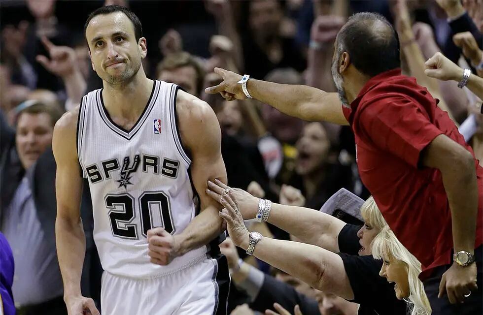 Manu Ginóbili, cuatro veces campeón de la NBA que pasó toda su carrera con los Spurs de San Antonio, ingresará al Salón de la Fama de la NBA. / Gentileza.